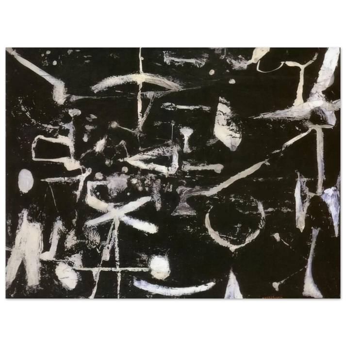 Jiro Yoshihara - Untitled - Art Informel 75x100 cm / 30x40inches Fine Art Poster