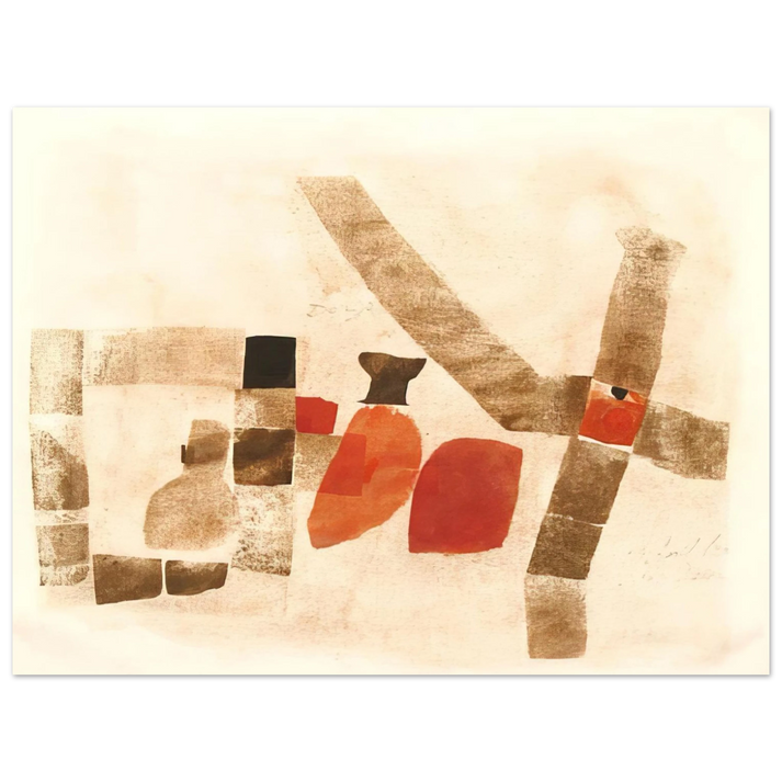 Julius Bissier - Dongo - 1964 75x100 cm / 30x40inches Fine Art Poster