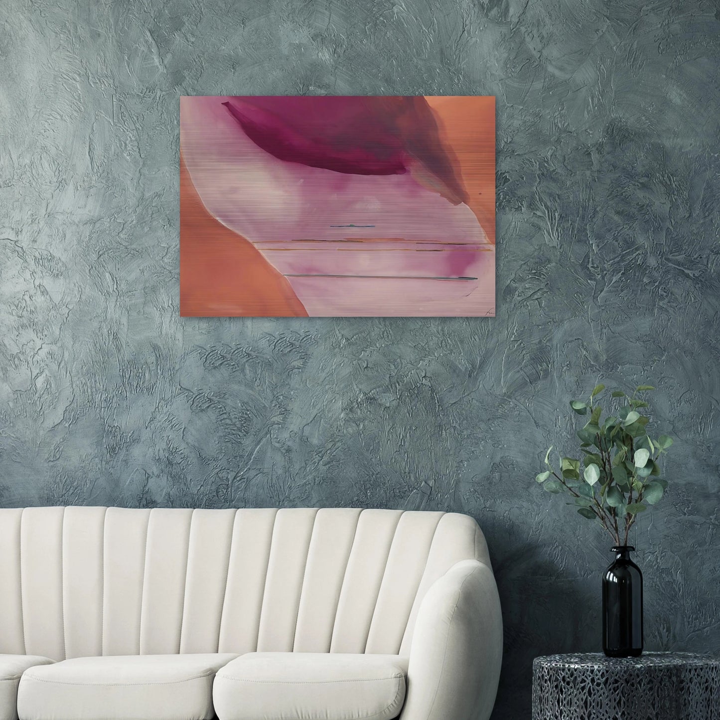 Pendulum - 1972 - Helen Frankenthaler Brushed Aluminum Print - 70x100 cm / 28x40 inches | Helen Frankenthaler Aluminum Print | Helen Frankenthaler Prints