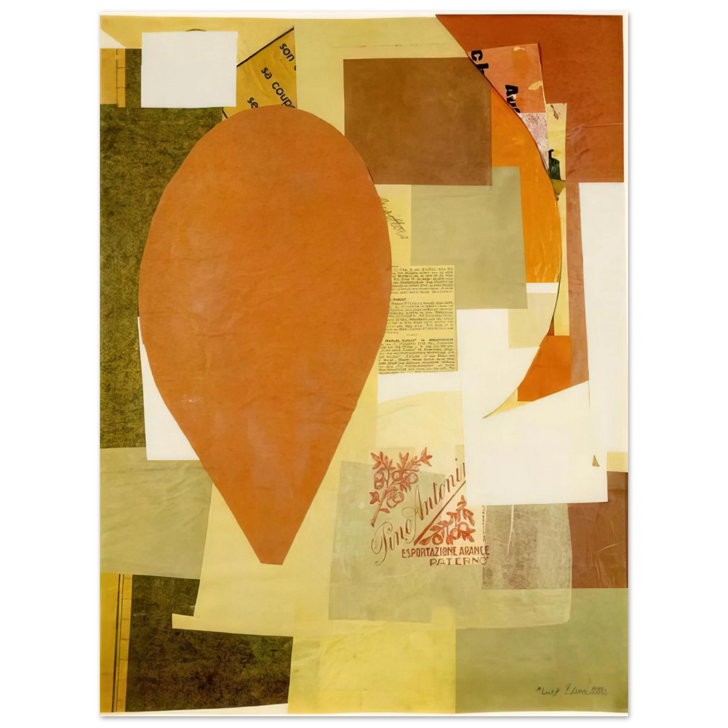 Kurt Schwitters - PINO ANTONI 1934 Fine Art Poster - Default Title