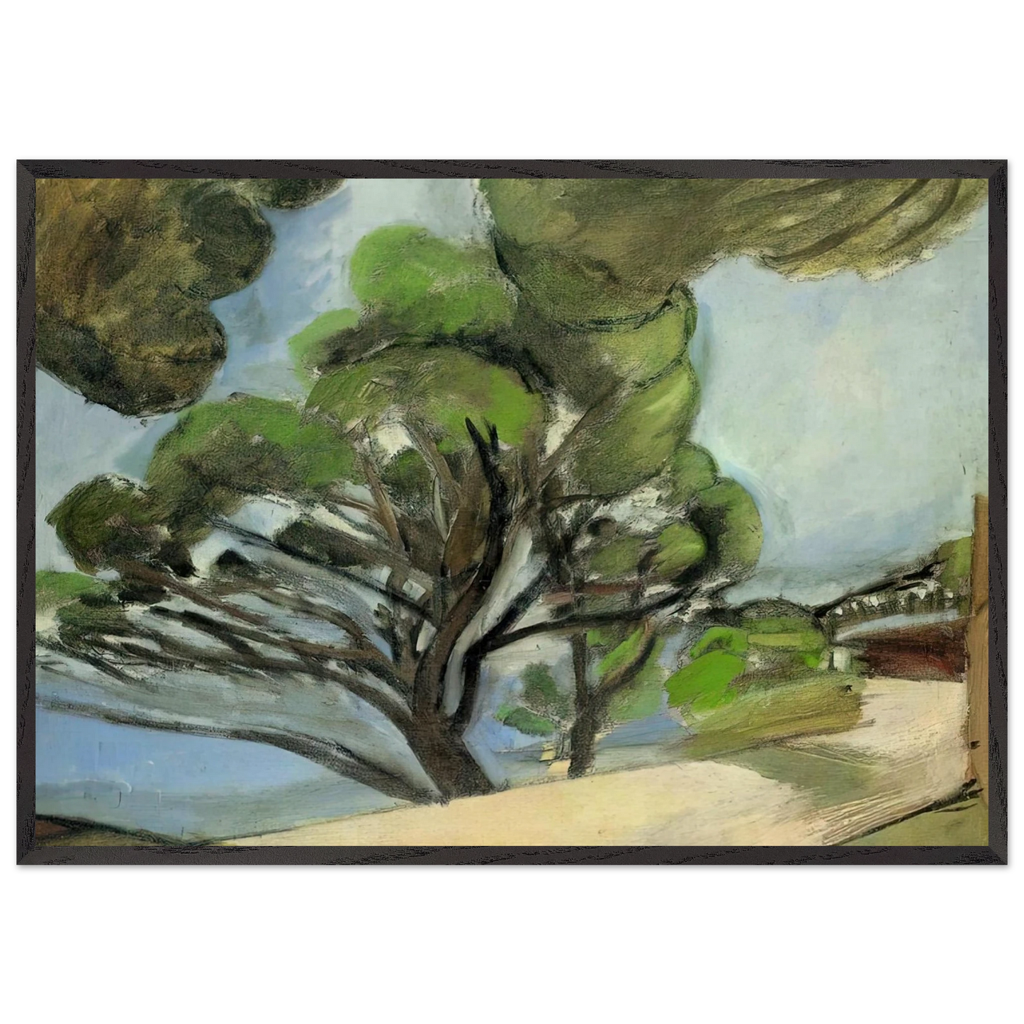 NOT IDENTIFIED 13 N1 - Henri Matisse 70x100 cm / 28x40 inches Framed Art Print – Black Wooden Frame