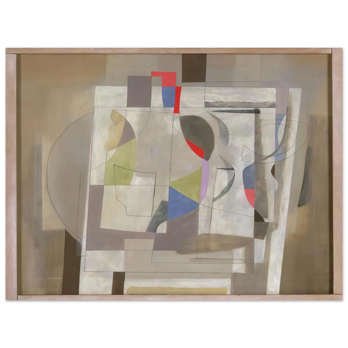 Ben Nicholson - Feb 2-54 - 1954 75x100 cm / 30x40inches Fine Art Poster