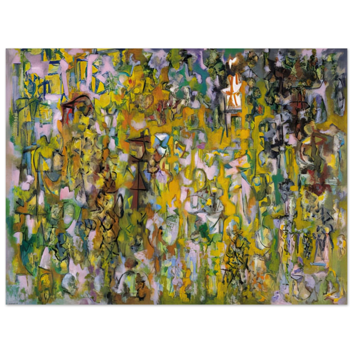 Ad Reinhardt - Number 6 - 1946 75x100 cm / 30x40inches Fine Art Poster