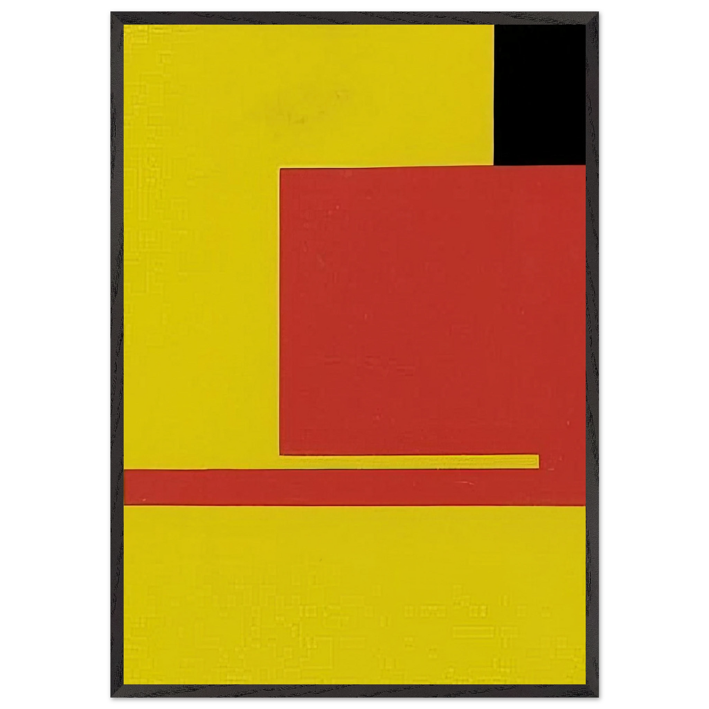 Negativo-Positivo - 1953 - Bruno Munari Framed Art Print – Black Wooden Frame - Default Title - -Framed Art Print