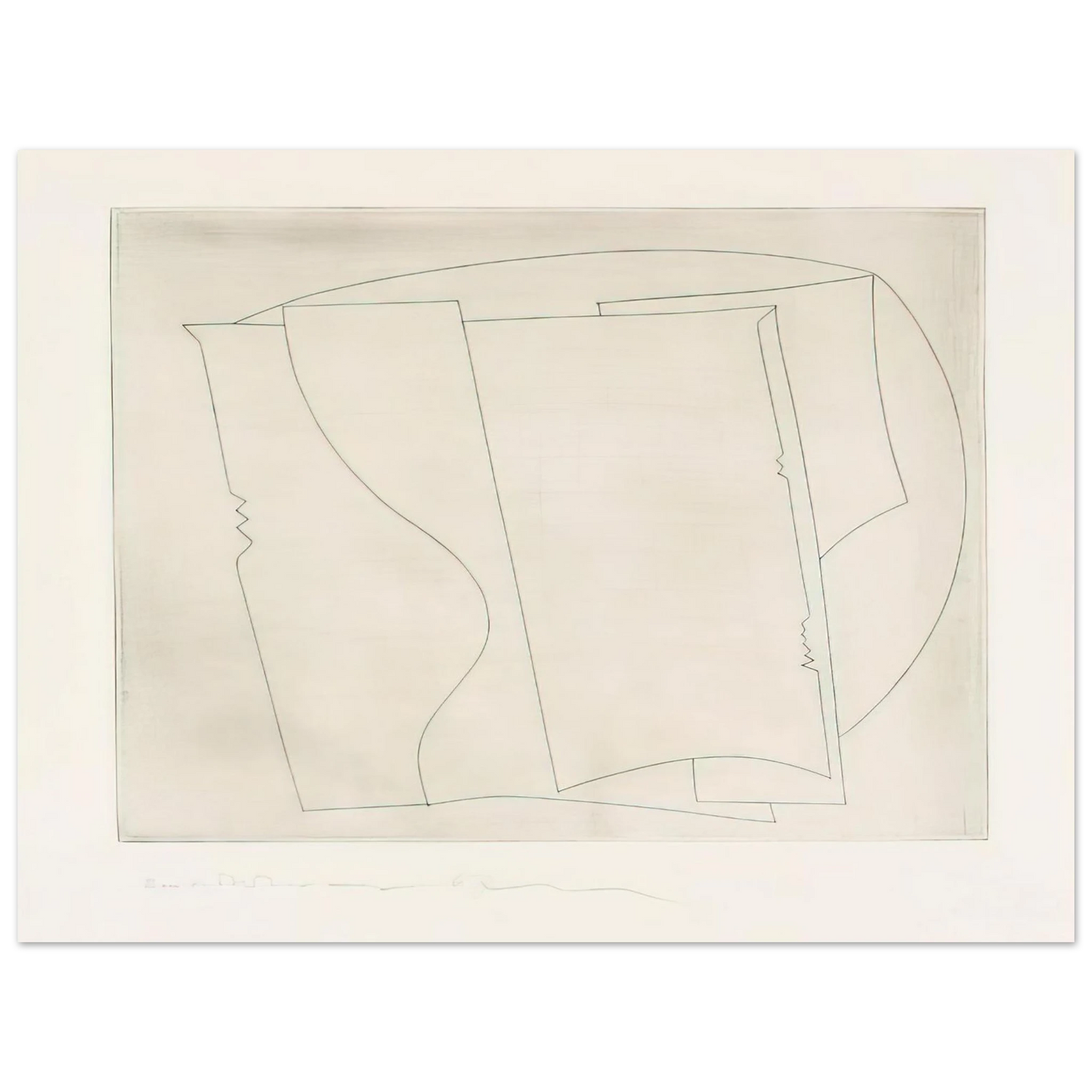 Ben Nicholson - Ronco - 1967 Fine Art Poster - Default Title