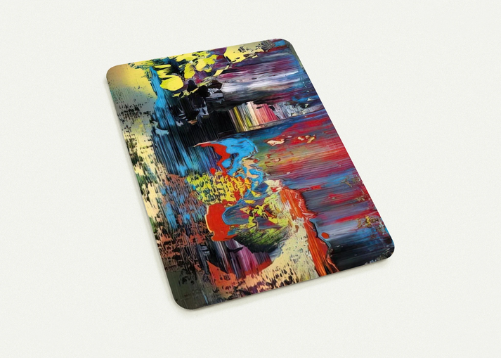 ABSTRACT PICTURE 1 By Gerhard Richter Pack of 10 Post Cards | Gerhard Richter Post Cards | A6 (10.5 x 14.8 cm) - 4.1 x 5.8 inches