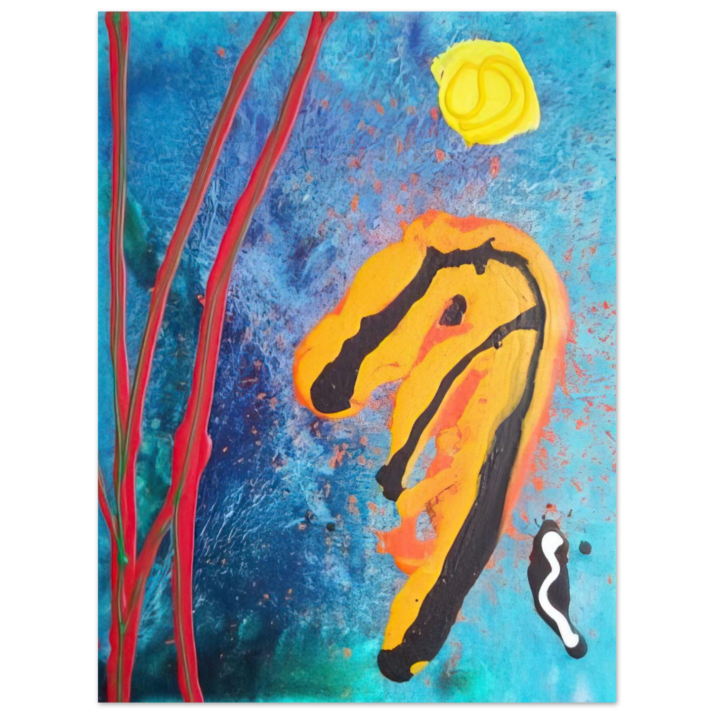 John Hoyland - Sky Ritual - 2002 Fine Art Poster - Default Title