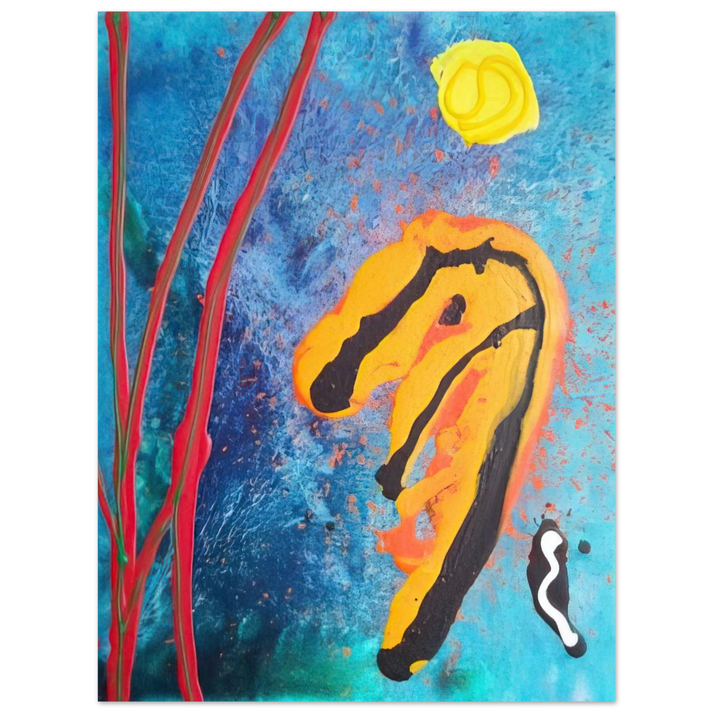 John Hoyland - Sky Ritual - 2002 75x100 cm / 30x40inches Fine Art Poster