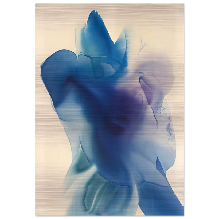 Phenomena Astral Blue - Paul Jenkins Brushed Aluminum Print - 70x100 cm / 28x40 inches | Paul Jenkins Aluminum Print | Paul Jenkins Prints