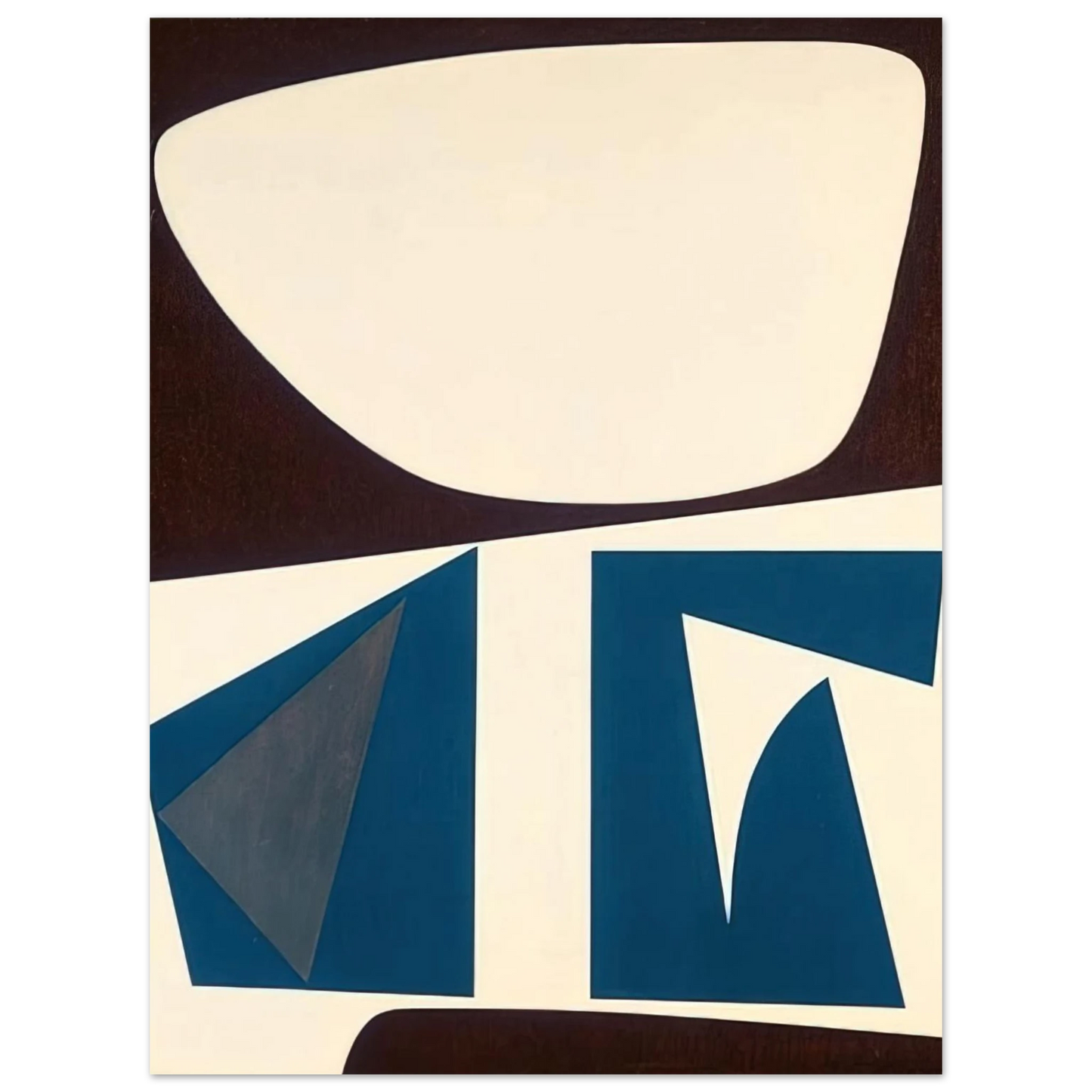 Will Barnet - Untitled - Abstract - Indian Space painting Fine Art Poster - Default Title