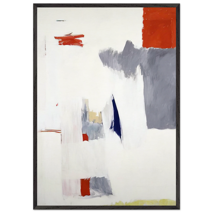 Untitled - 1977 N5 - Giorgio Cavallon 70x100 cm / 28x40 inches Framed Art Print – Black Wooden Frame