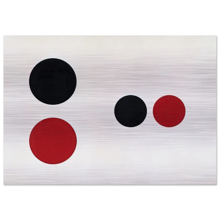 Revolving - 1959 - Alexander Liberman Brushed Aluminum Print - 70x100 cm / 28x40 inches | Alexander Liberman Aluminum Print | Alexander Liberman Prints