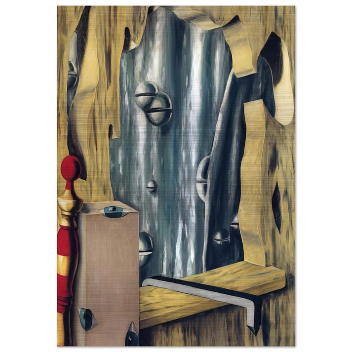 THE SILVER GAP 1926 - Rene Magritte Brushed Aluminum Print - 70x100 cm / 28x40 inches | Rene Magritte Aluminum Print | Rene Magritte Prints