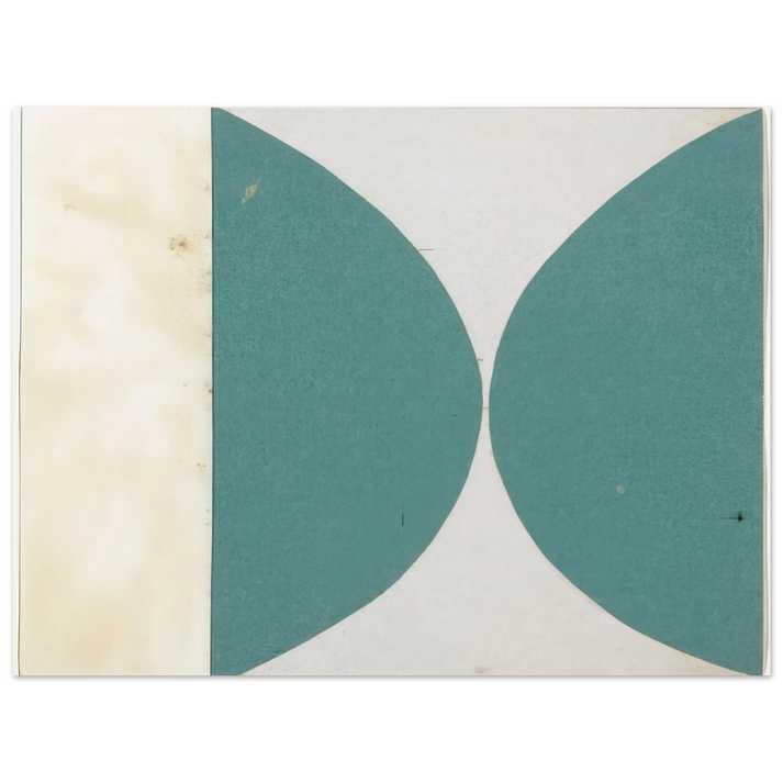 Ellsworth Kelly - Green Curves from the series Line Form Color 75x100 cm / 30x40inches Fine Art Poster