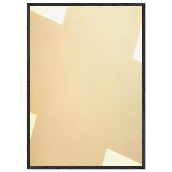 Crossroads Grey - 1978 - Leon Polk Smith 70x100 cm / 28x40 inches Framed Art Print – Black Wooden Frame