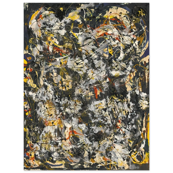 Jackson Pollock - NUMBER 4 1951 75x100 cm / 30x40inches Fine Art Poster