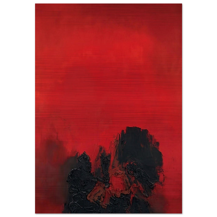 UNTITLED 1961 - Luis Feito Brushed Aluminum Print - 70x100 cm / 28x40 inches | Luis Feito Aluminum Print | Luis Feito Prints