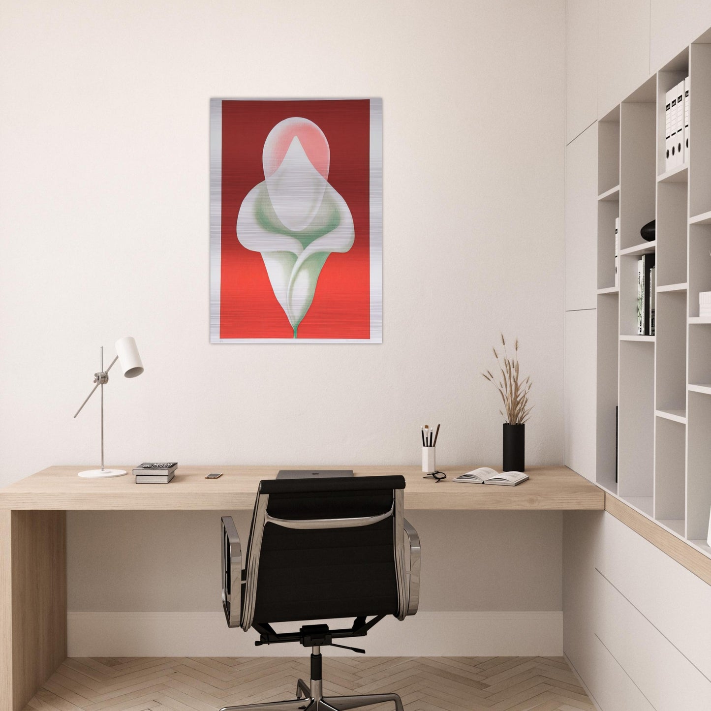 Abstract Tulip - 1979 - Clarence Holbrook Carter Brushed Aluminum Print - 70x100 cm / 28x40 inches | Clarence Holbrook Carter Aluminum Print | Clarence Holbrook Carter Prints