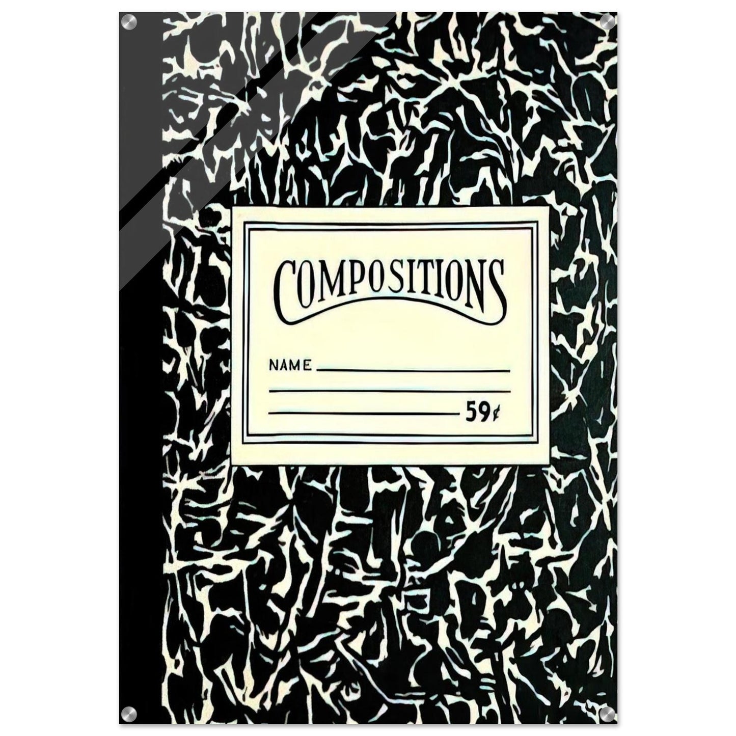 COMPOSITIONS II 1964 - Roy Lichtenstein Acrylic Print - 70x100 cm / 28x40″ inches | Roy Lichtenstein Wall Art | Roy Lichtenstein Prints