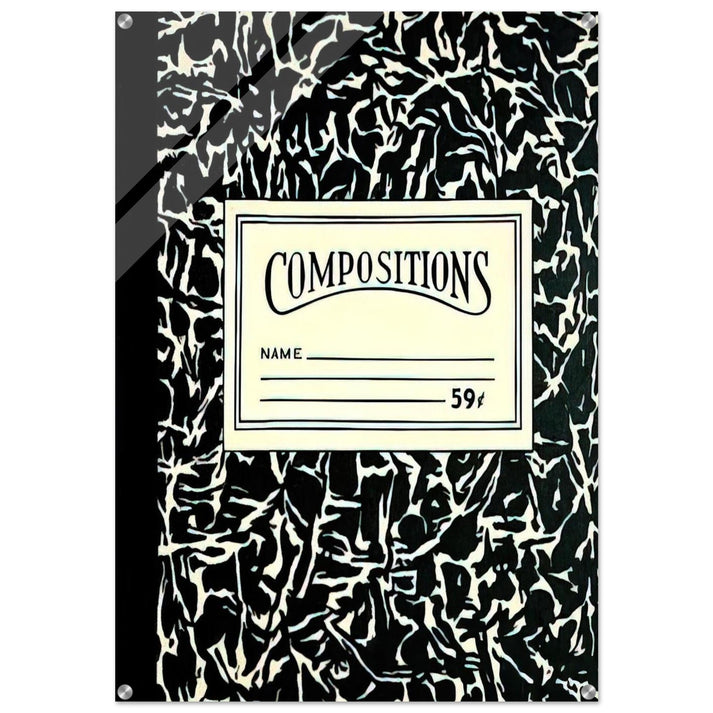 COMPOSITIONS II 1964 - Roy Lichtenstein Acrylic Print - 70x100 cm / 28x40″ inches | Roy Lichtenstein Wall Art | Roy Lichtenstein Prints