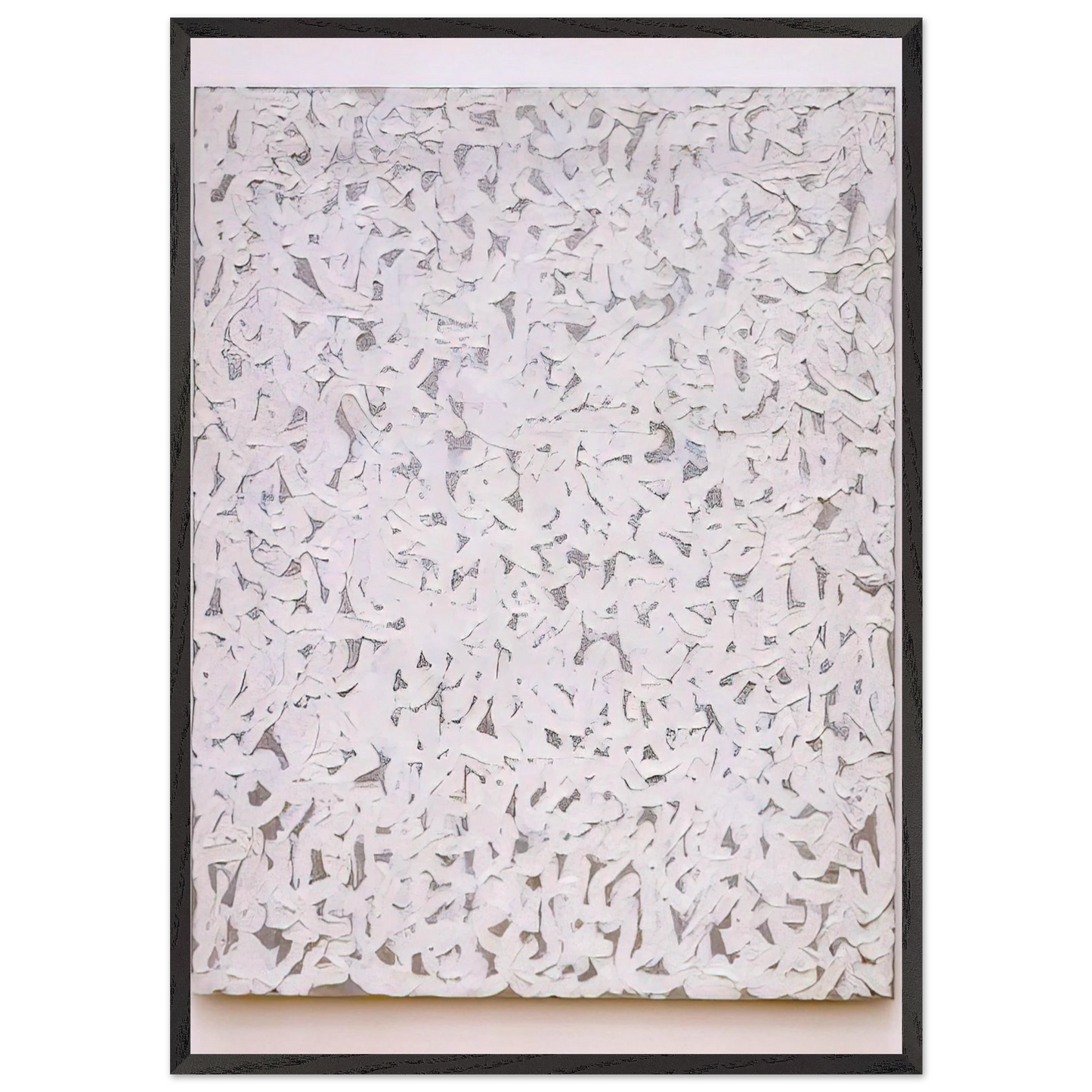 Points - 1963 - Robert Ryman Framed Art Print – Black Wooden Frame - Default Title - -Framed Art Print