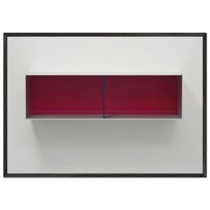 Untitled Menziken - 1991 - Donald Judd 70x100 cm / 28x40 inches Framed Art Print – Black Wooden Frame