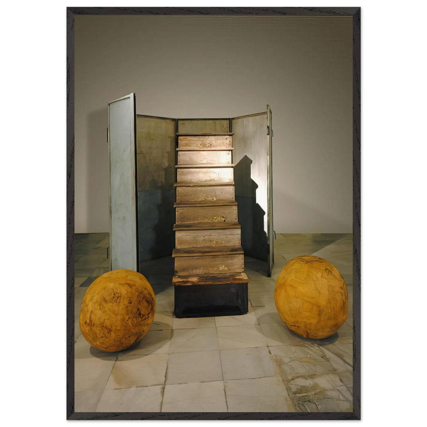 NO EXIT 1989 - Louise Bourgeois 70x100 cm / 28x40 inches Framed Art Print – Black Wooden Frame