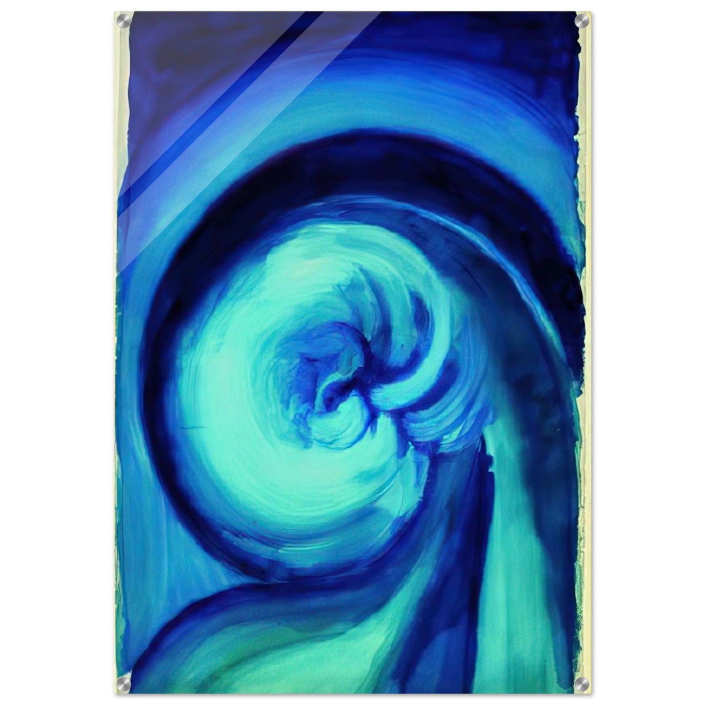 Blue I - Georgia O'Keeffe Acrylic Print - 70x100 cm / 28x40″ inches | Georgia O'Keeffe Wall Art | Georgia O'Keeffe Prints