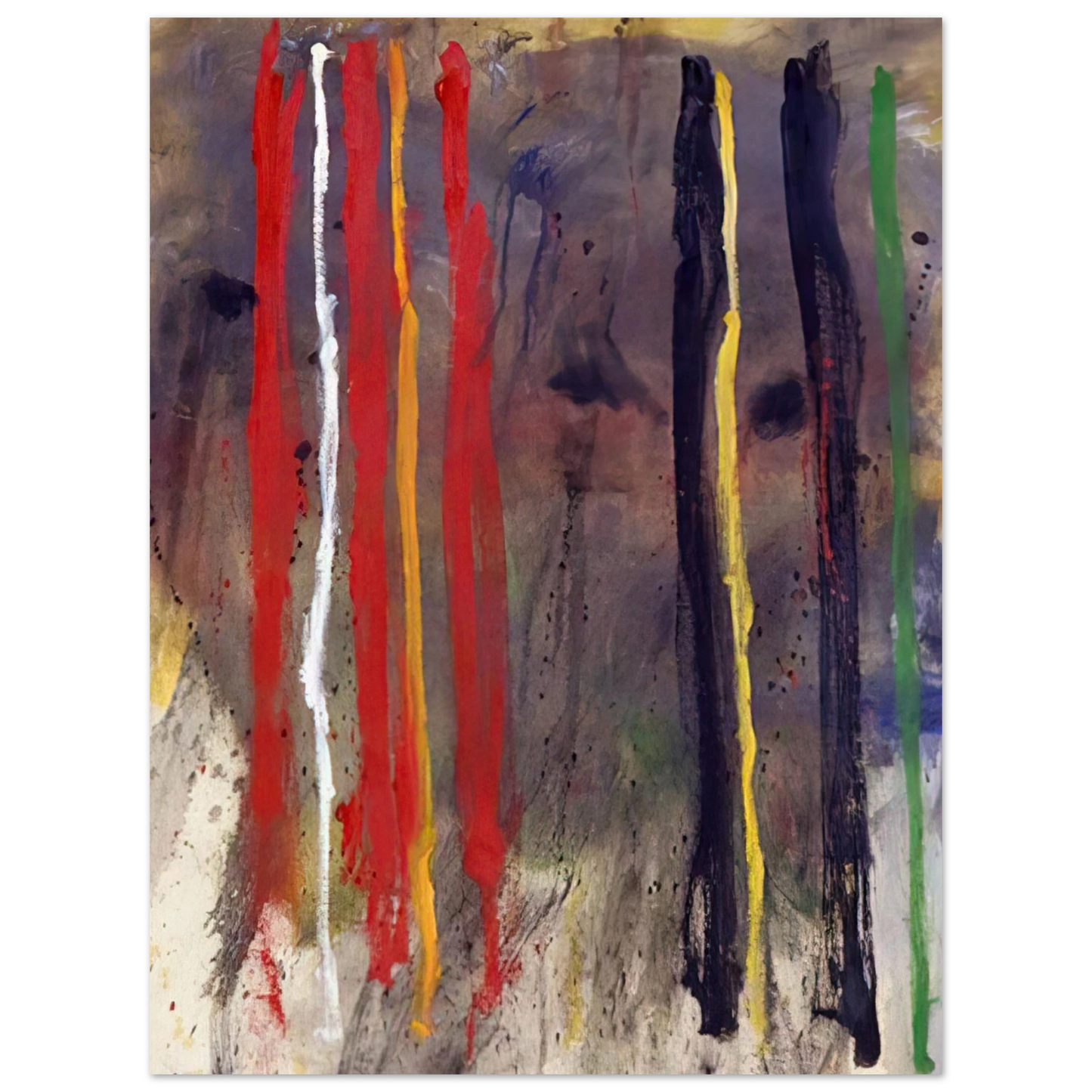 Gene Davis - Stripes - 1957 Fine Art Poster - Default Title