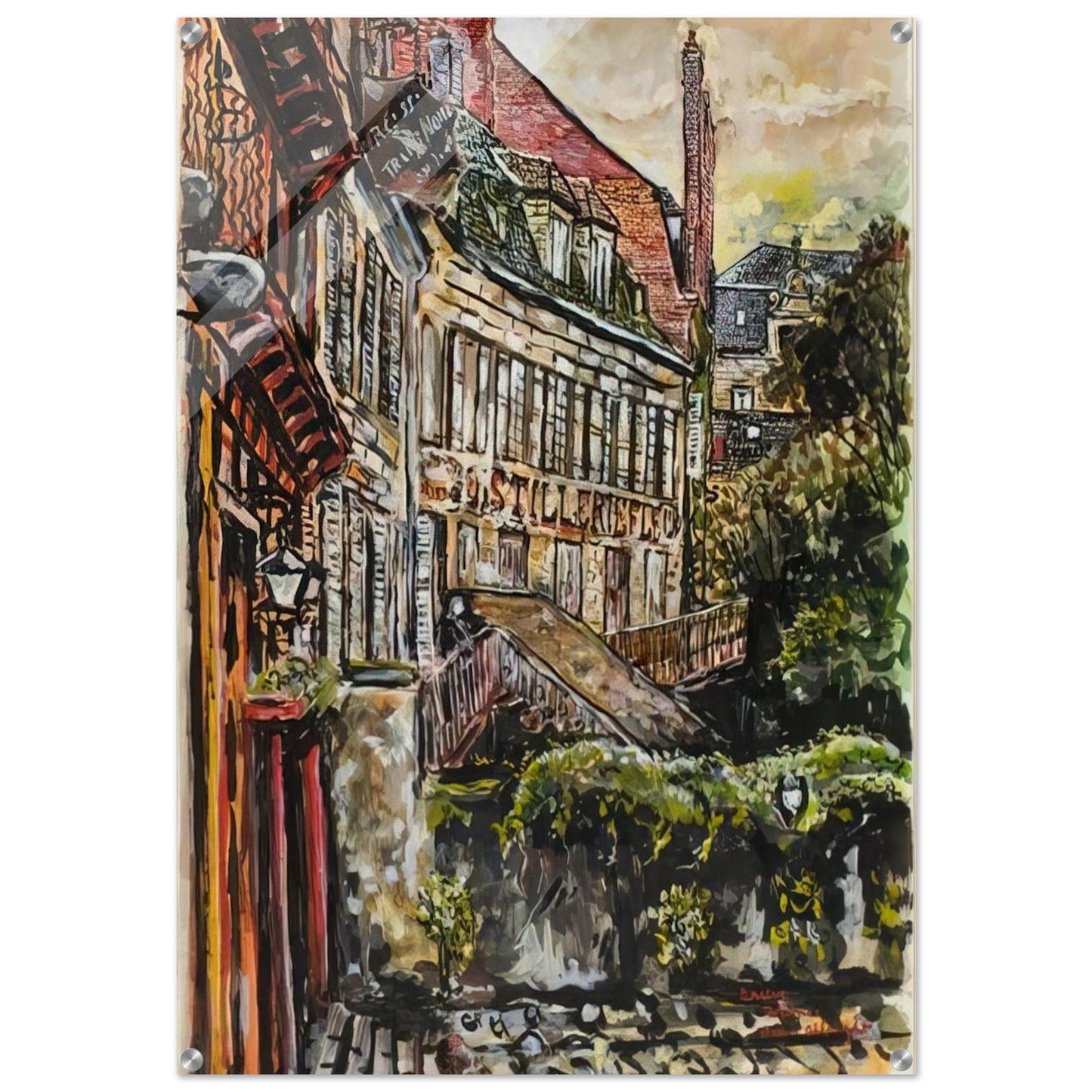 BRIEVE 1960 - Ivan Albright Acrylic Print - 70x100 cm / 28x40″ inches | Ivan Albright Wall Art | Ivan Albright Prints