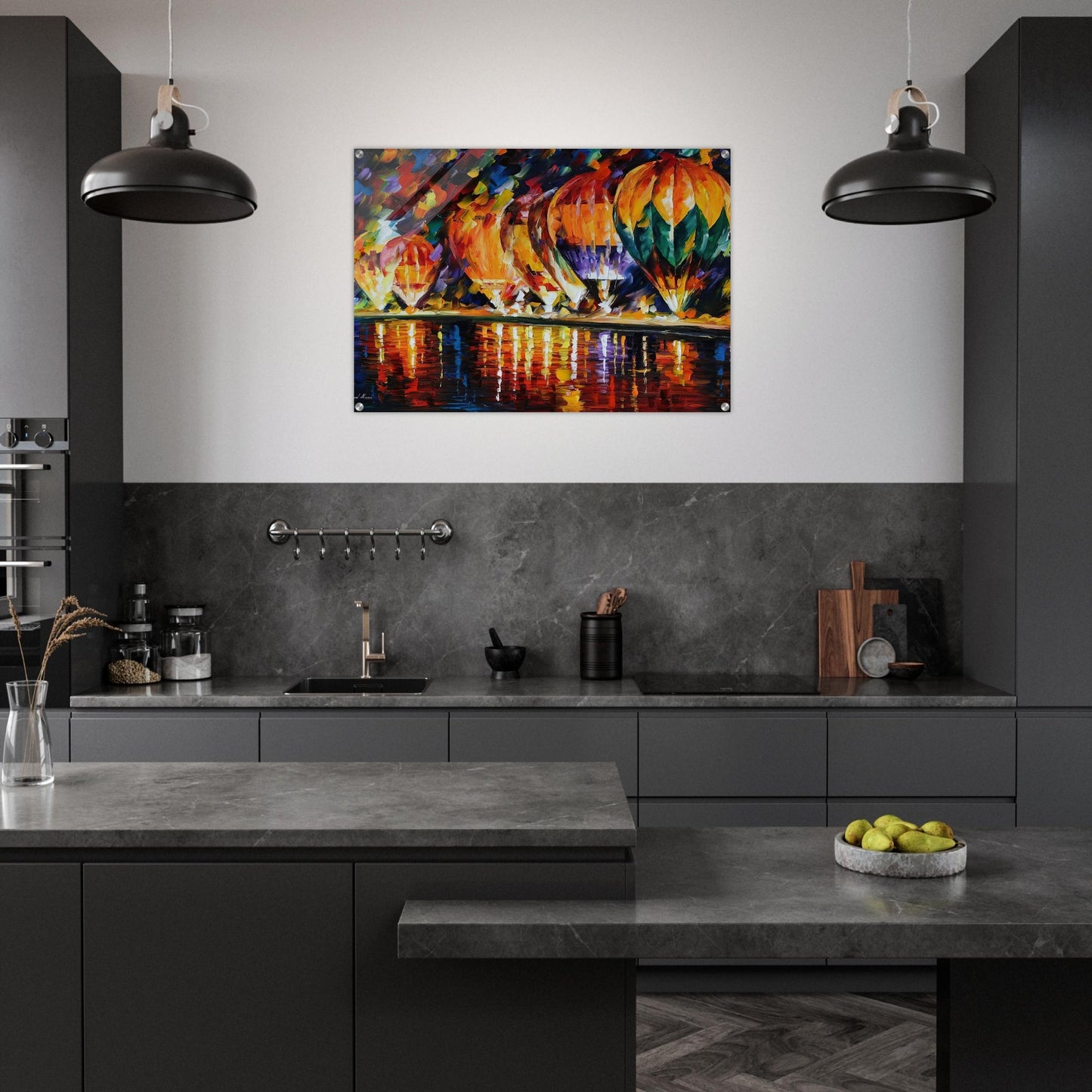 Leonid Afremov - Leonid Afremov Acrylic Print - 70x100 cm / 28x40″ inches