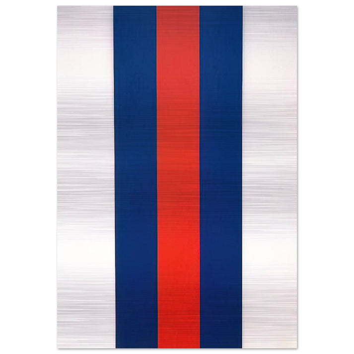 Voice of Fire - Barnett Newman Brushed Aluminum Print - 70x100 cm / 28x40 inches | Barnett Newman Aluminum Print | Barnett Newman Prints