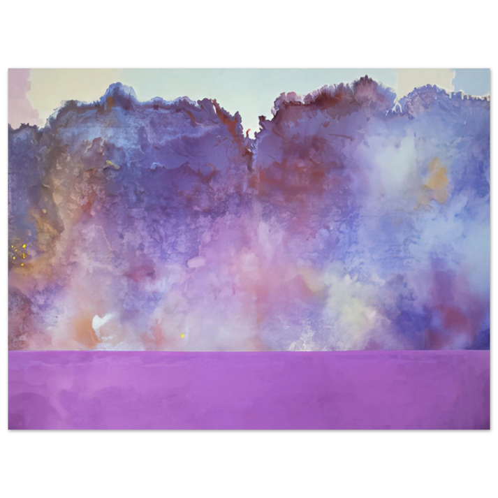 Ronnie Landfield - Diamond Lake - 1969 75x100 cm / 30x40inches Fine Art Poster