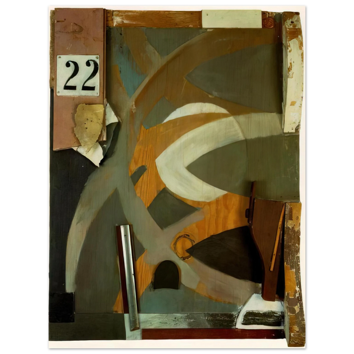 Kurt Schwitters - THE SPRING DOOR 1938 75x100 cm / 30x40inches Fine Art Poster