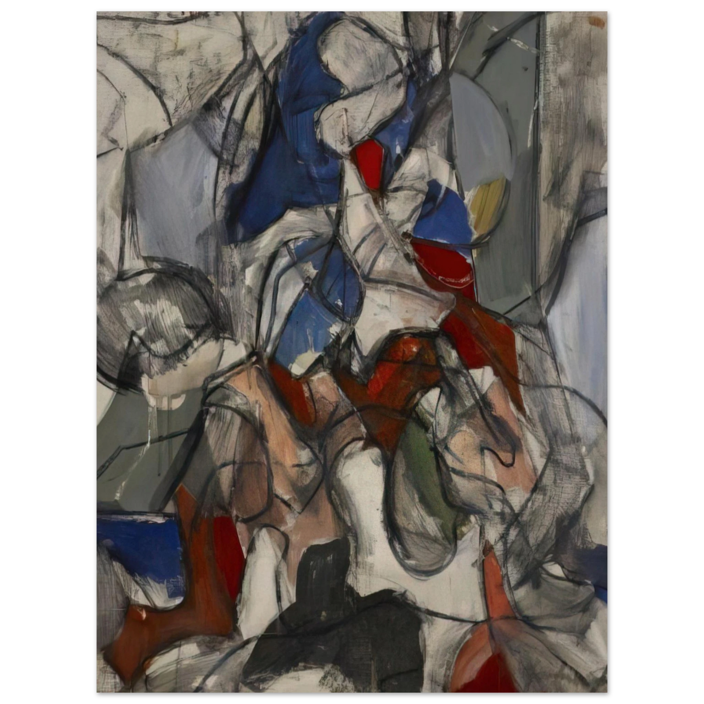 Robert Goodnough - Untitled - 1951 Fine Art Poster - Default Title