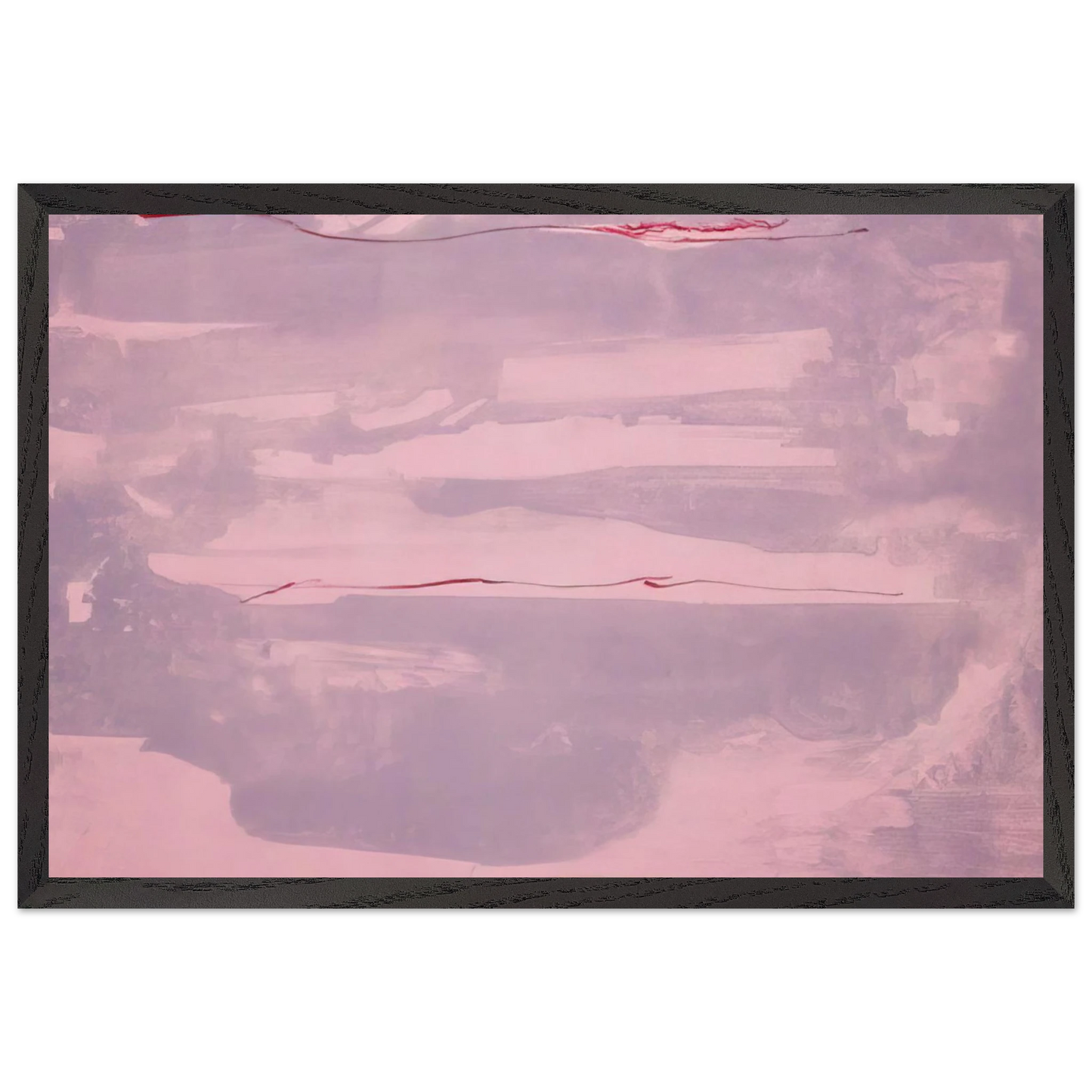 Helen Frankenthaler - Dream Walk - 1977 Wall art - 70x100 cm / 28x40 inches - Premium Wooden Framed Poster With Fine Art Paper - Wood frame