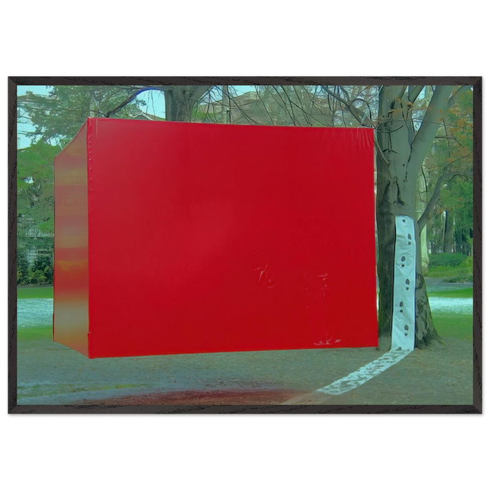 Room - 1956 - Jiro Yoshihara 70x100 cm / 28x40 inches Framed Art Print – Black Wooden Frame