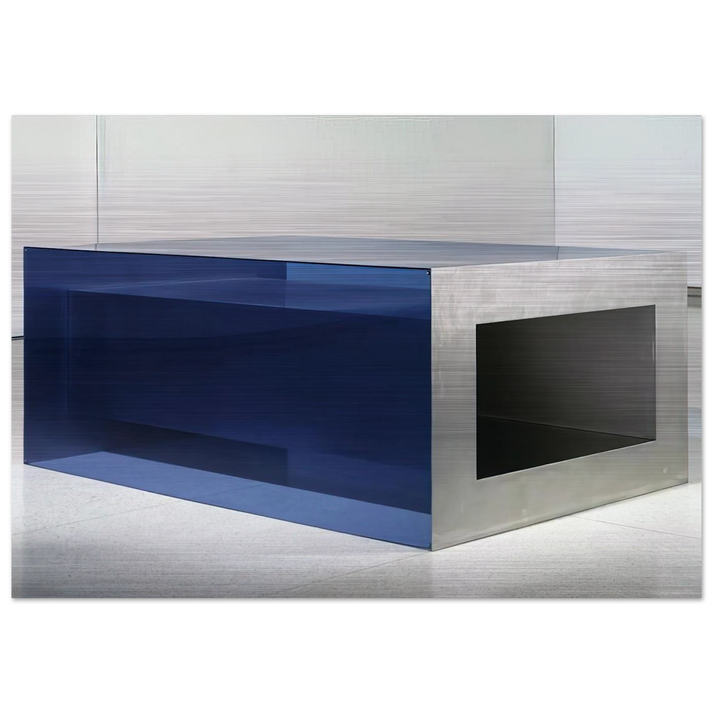 Untitled - 1968 - Donald Judd Brushed Aluminum Print - 70x100 cm / 28x40 inches | Donald Judd Aluminum Print | Donald Judd Prints