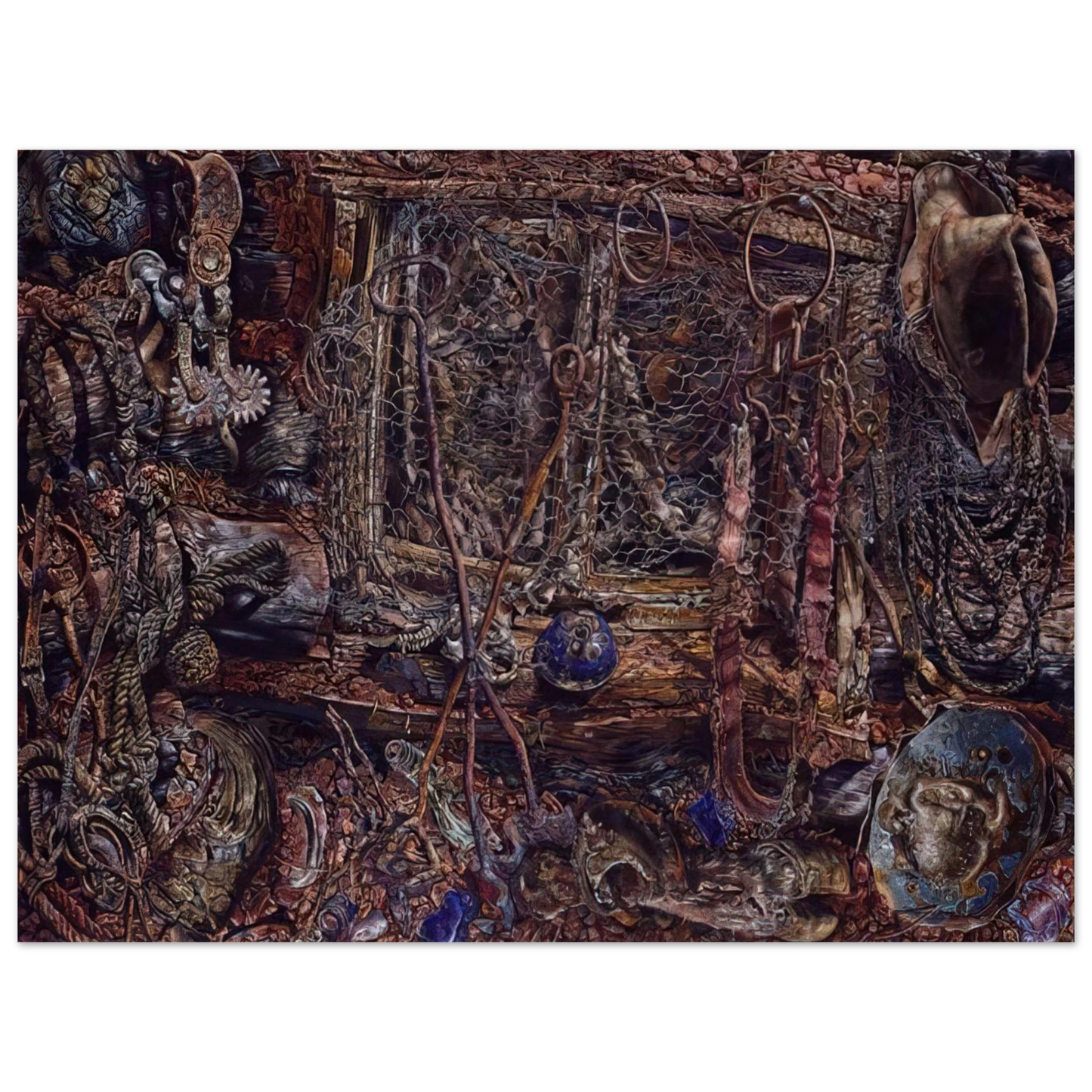 Ivan Albright - THE RUSTLERS 1962 Fine Art Poster - Default Title