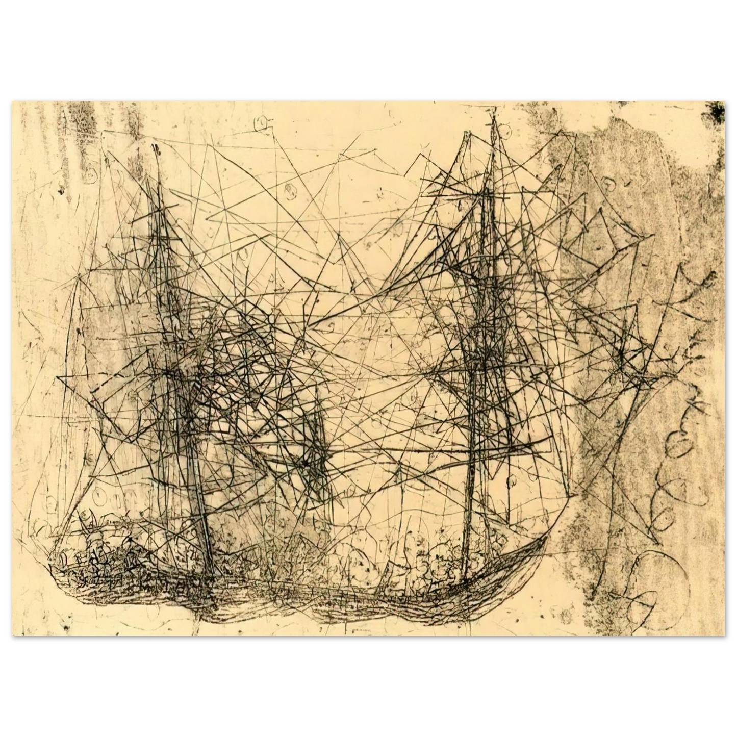 Wols - Barco - Art Informel Fine Art Poster - Default Title