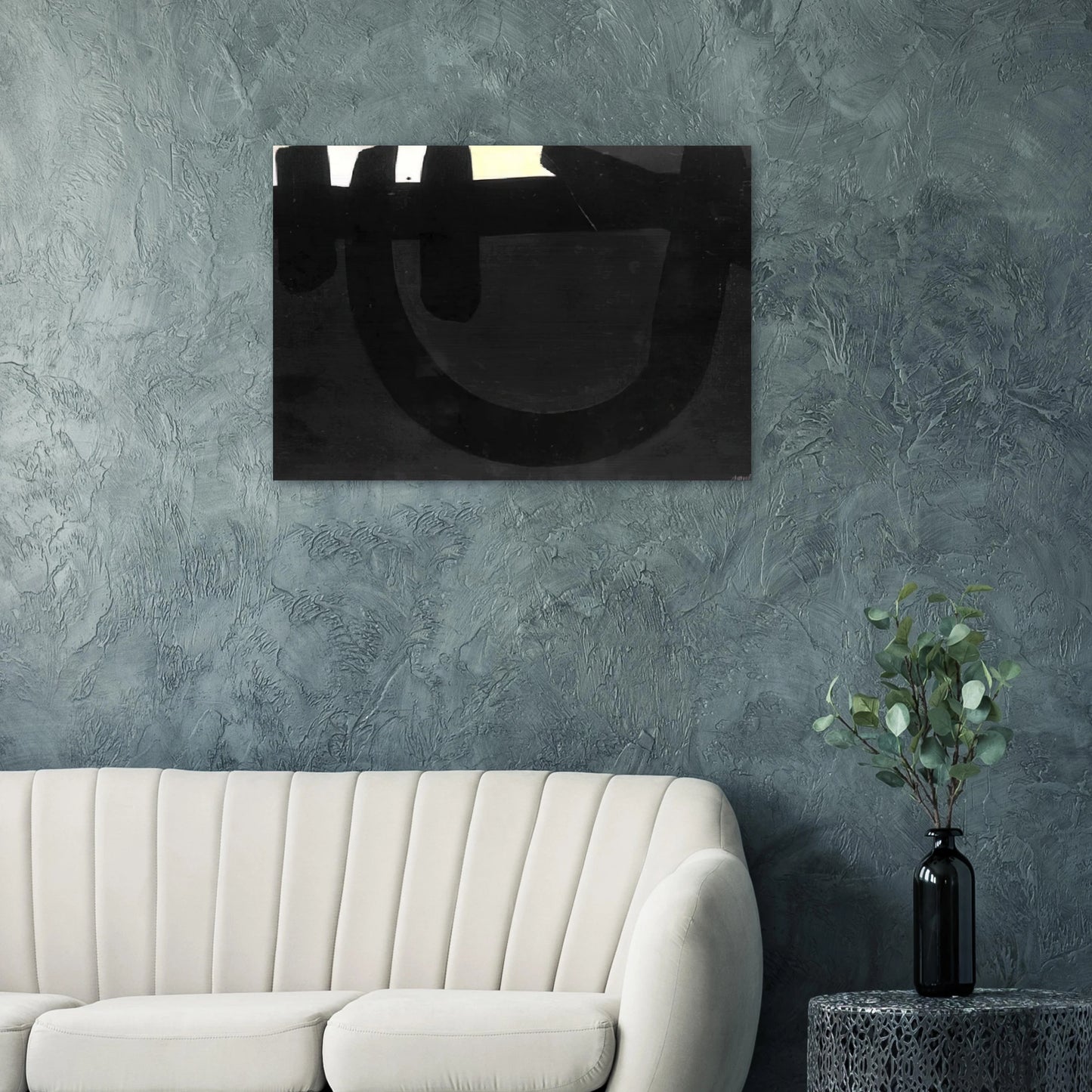 Peinture 8 août 1974 - 1974 - Pierre Soulages Brushed Aluminum Print - 70x100 cm / 28x40 inches | Pierre Soulages Aluminum Print | Pierre Soulages Prints