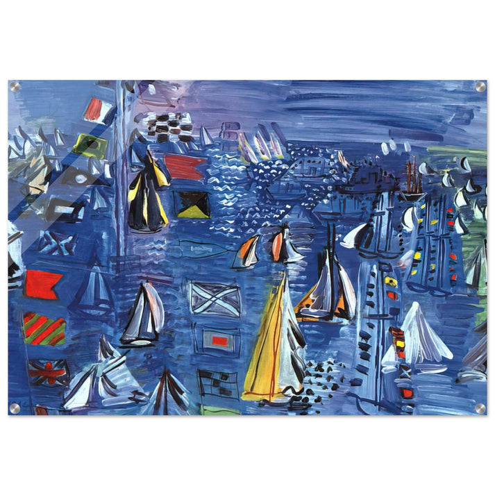 REGATTA AT COWES 1934 - Raoul Dufy Acrylic Print - 70x100 cm / 28x40″ inches
