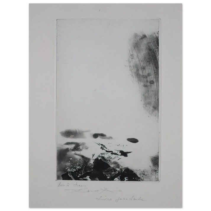 Zao Wou-Ki - WAITING FOR A HOLIDAY 1974 75x100 cm / 30x40inches Fine Art Poster