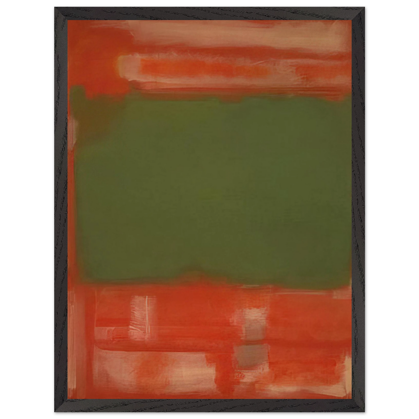 Mark Rothko - No.24 - 1949 Wall Art - 60x80 cm / 24x32 inches - Premium Wooden Framed Poster With Fine Art Paper-canvas - Wood frame