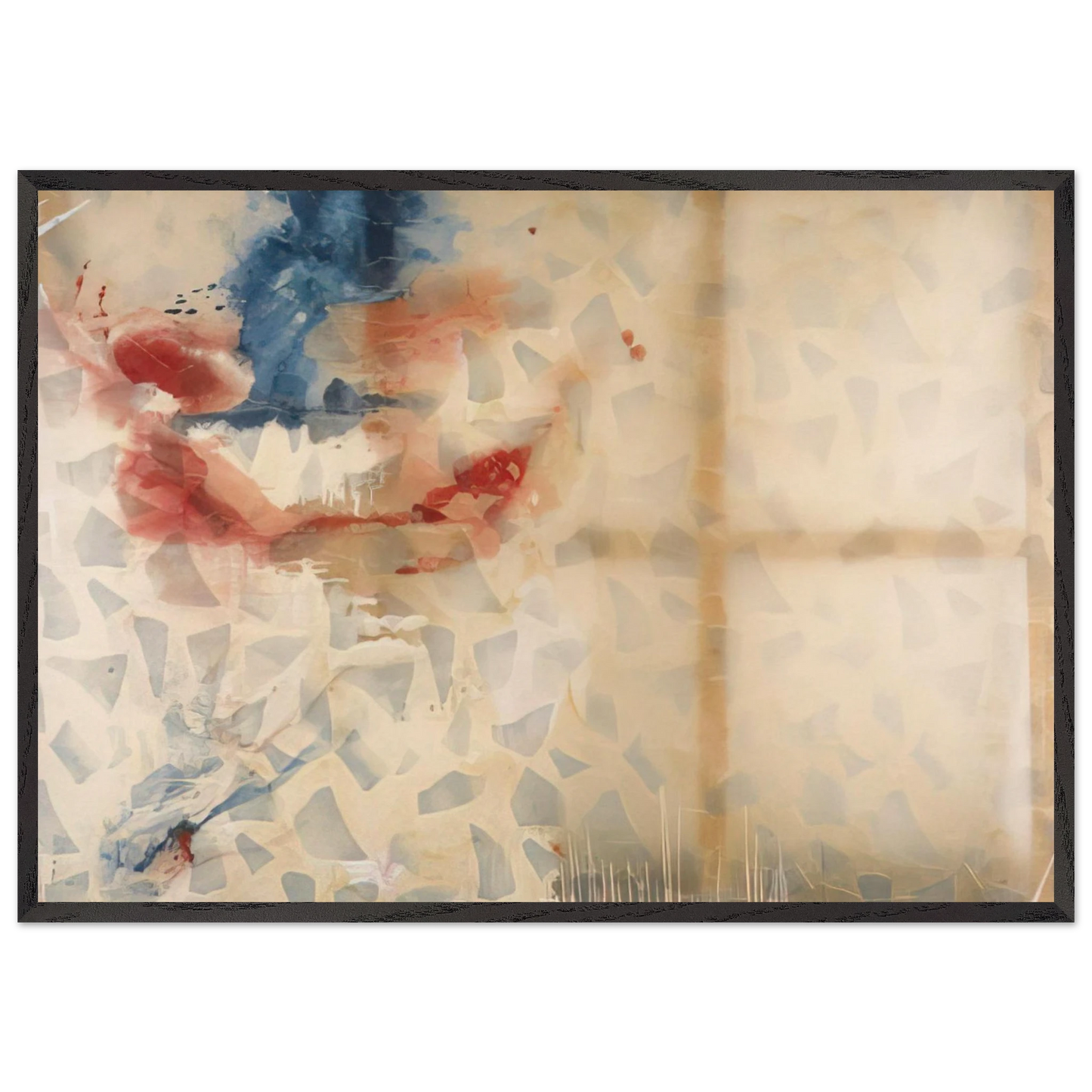 Untitled N33 - Sigmar Polke Framed Art Print – Black Wooden Frame - Default Title - -Framed Art Print