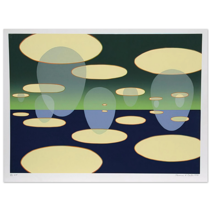 Clarence Holbrook Carter - Eschantos 31 - 1978 75x100 cm / 30x40inches Fine Art Poster