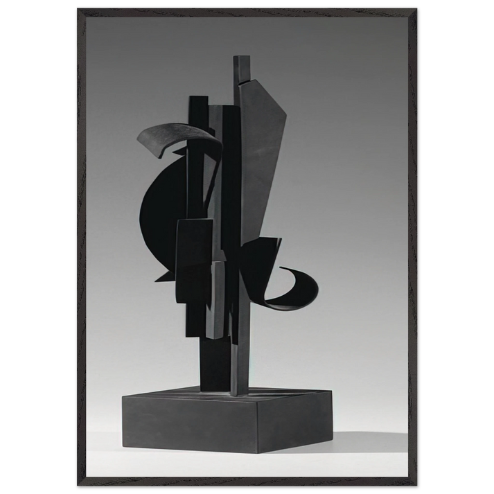 SKY HOOK MAQUETTE 1977 - Louise Nevelson 70x100 cm / 28x40 inches Framed Art Print – Black Wooden Frame