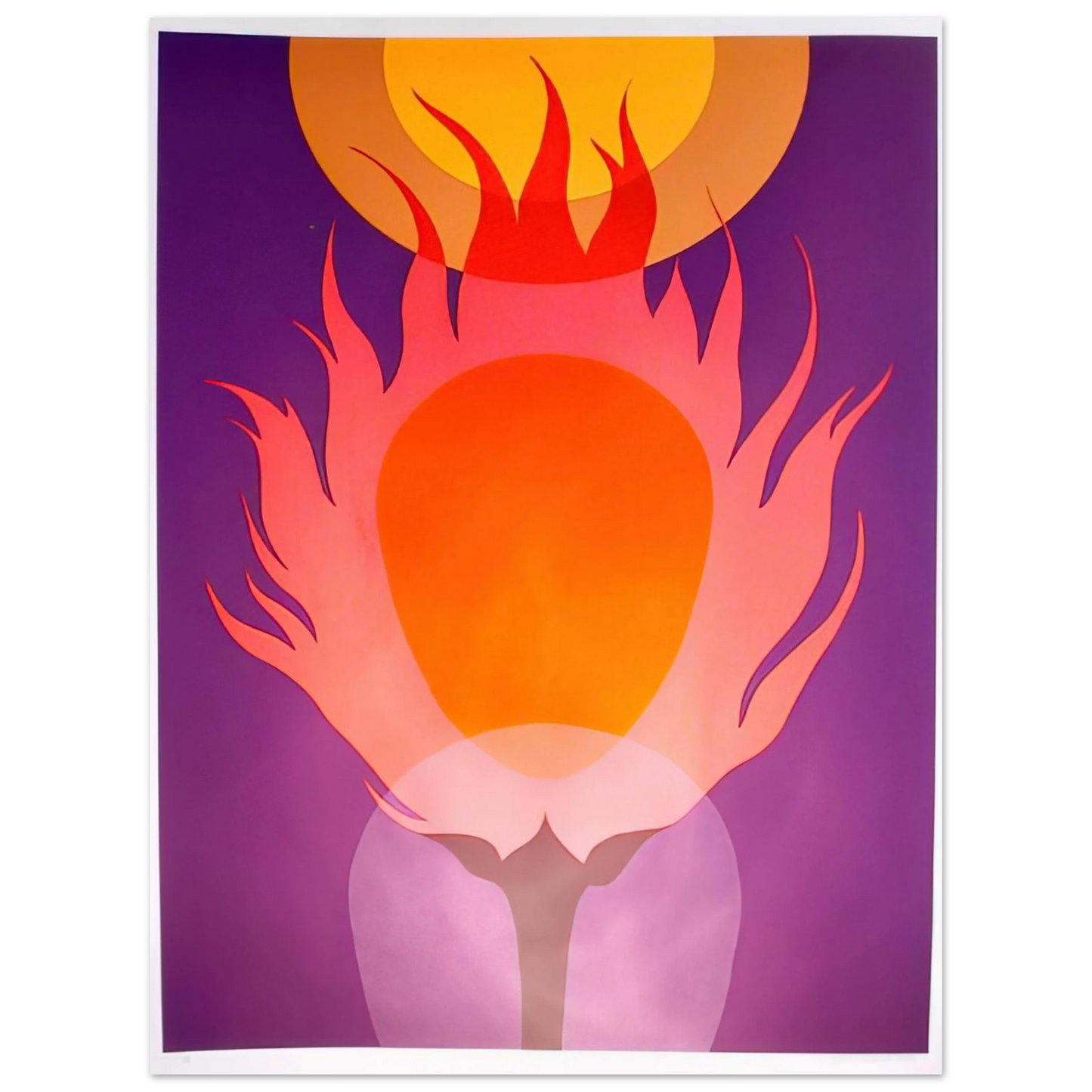 Clarence Holbrook Carter - Burning Bush - 1978 Fine Art Poster - Default Title