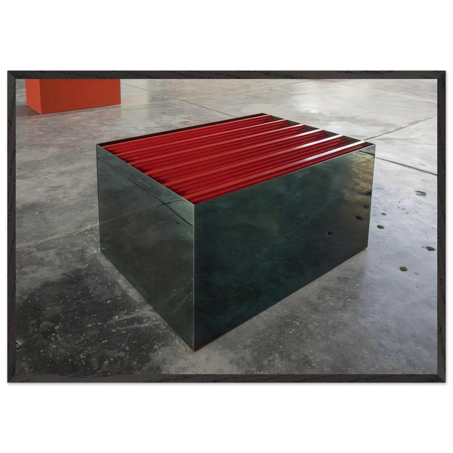 Untitled The Block - 1965 - Donald Judd 70x100 cm / 28x40 inches Framed Art Print – Black Wooden Frame