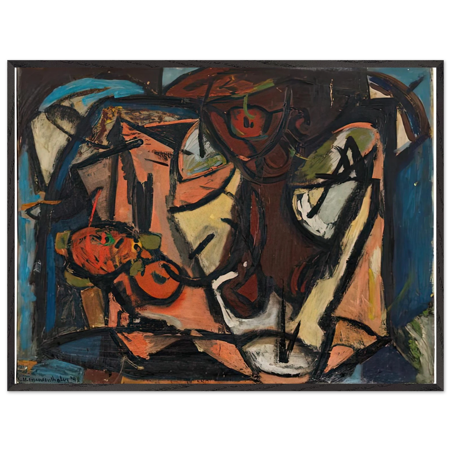 Helen Frankenthaler - Still Life, 1948- Wall Art - 60x80 cm / 24x32 inches - Fine Art Poster - -